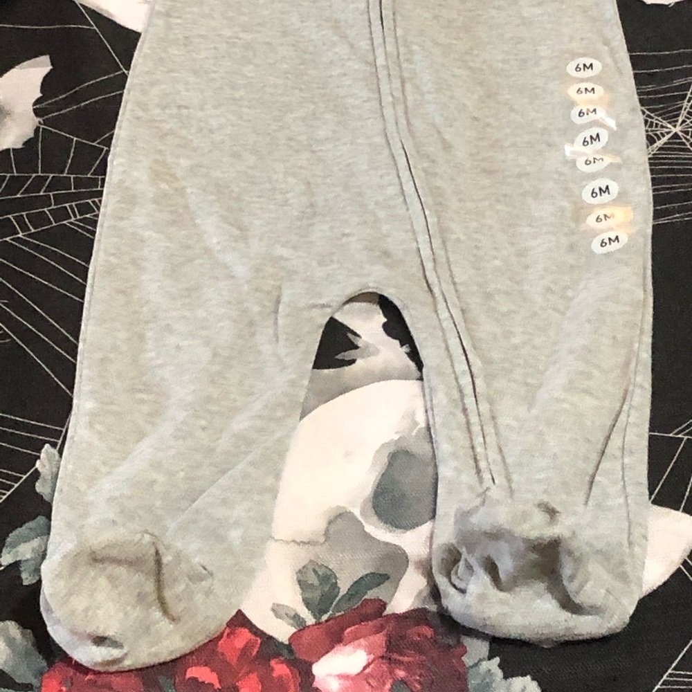 NIKE AIR KIDS BOYS ZIP ONESIE PAJAMAS FOOTSIE 6M - Picture 4 of 12